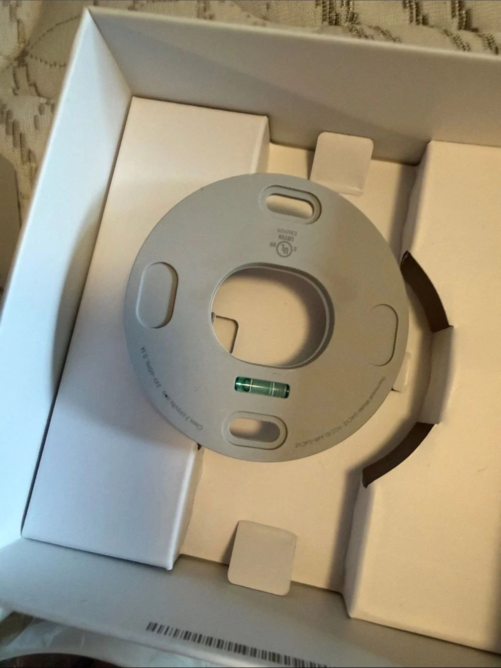 Google Nest Thermostat - White and Silver Accent